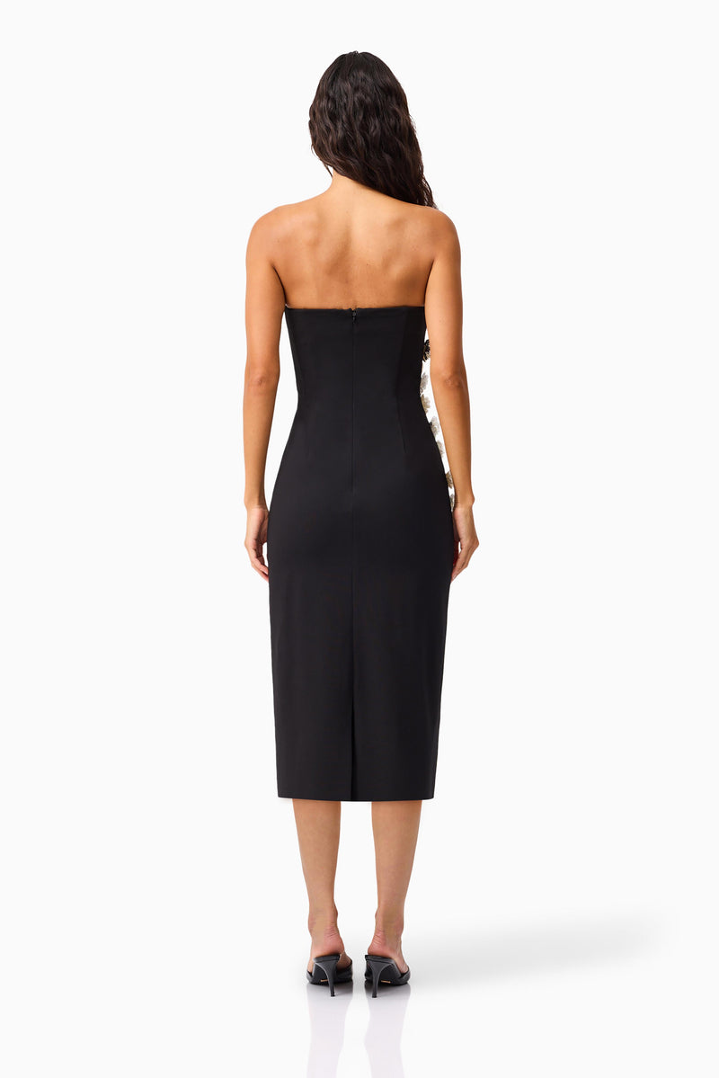 Yasmine Strapless Maxi Dress in Black | Sleek & Elegant Elliatt Yasmine Strapless Maxi Dress in Black | Sleek & Elegant Elliatt