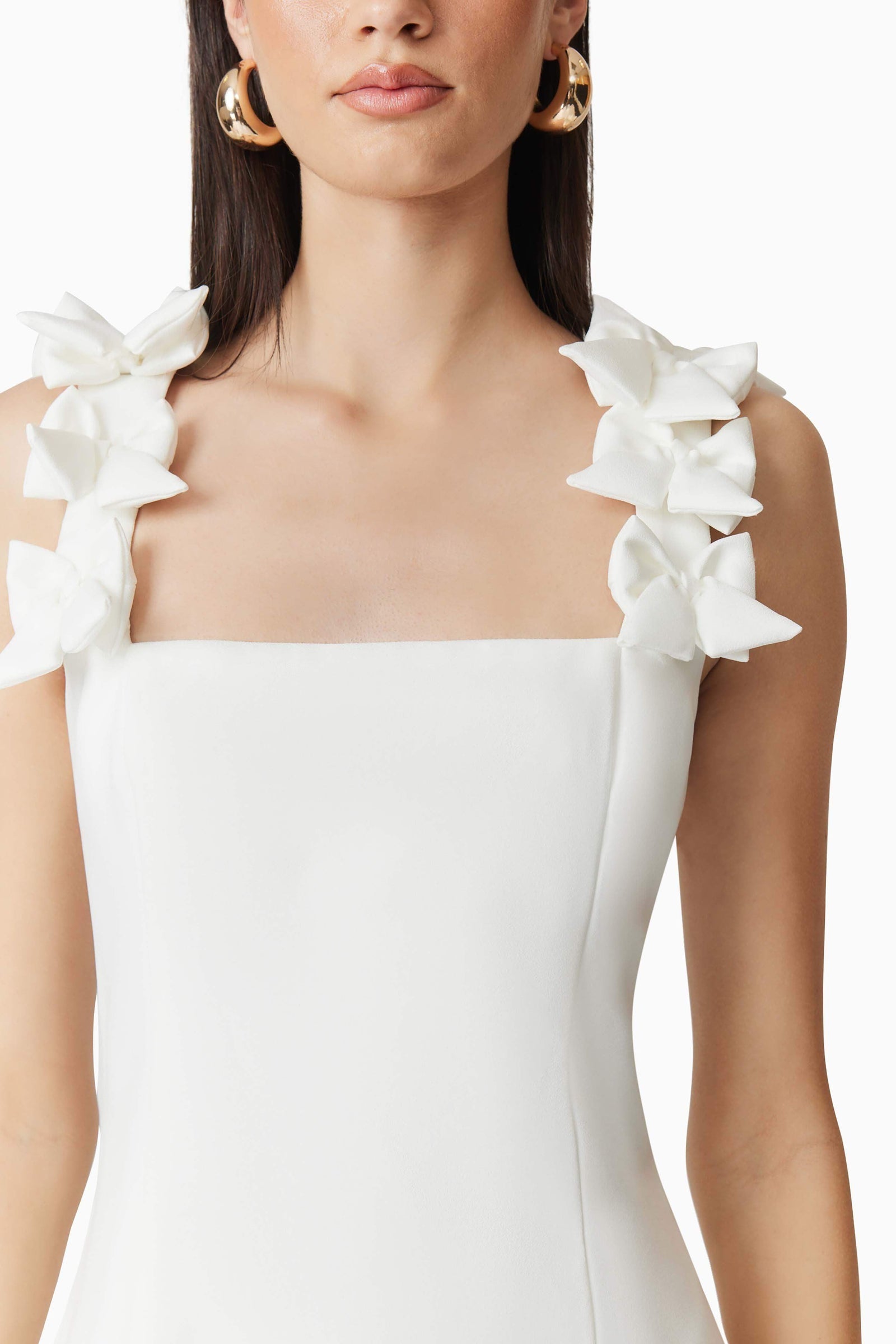 elliatt celia mini dress Celia Mini Asymmerical Dress - White - M