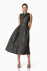 deanna rose jacquard cocktail midi dress Elliatt Deanna Rose Jacquard Cocktail Midi Dress in Pink