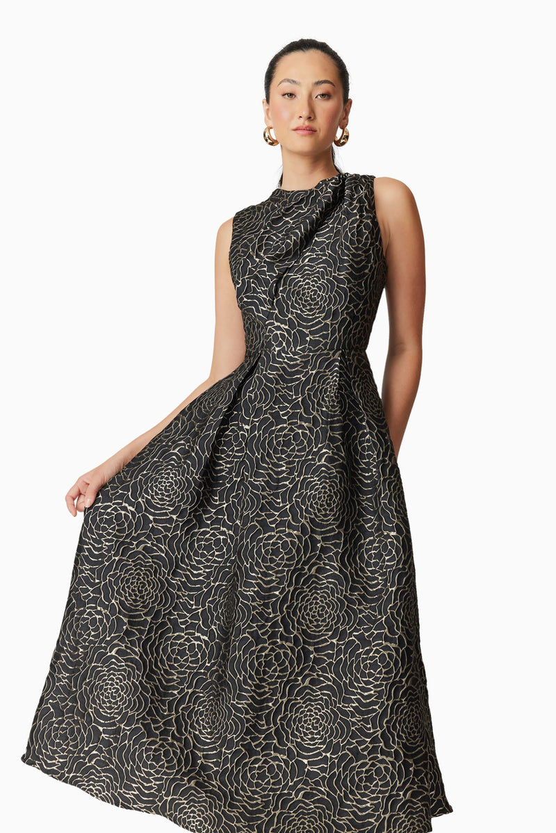 elliatt deanna midi dress Deanna Midi Dress in Black
