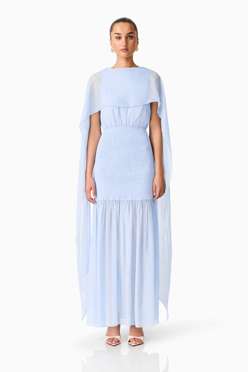 Eliane Cape Gown in Blue Eliane Cape Gown in Blue