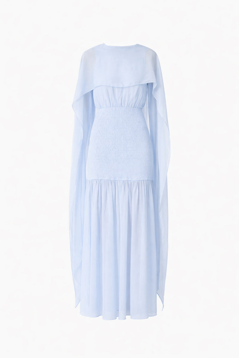 Eliane Cape Gown in Blue – Elliatt