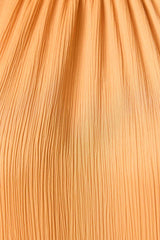 Varella Halter Gown in Orange textured satin detailing shot