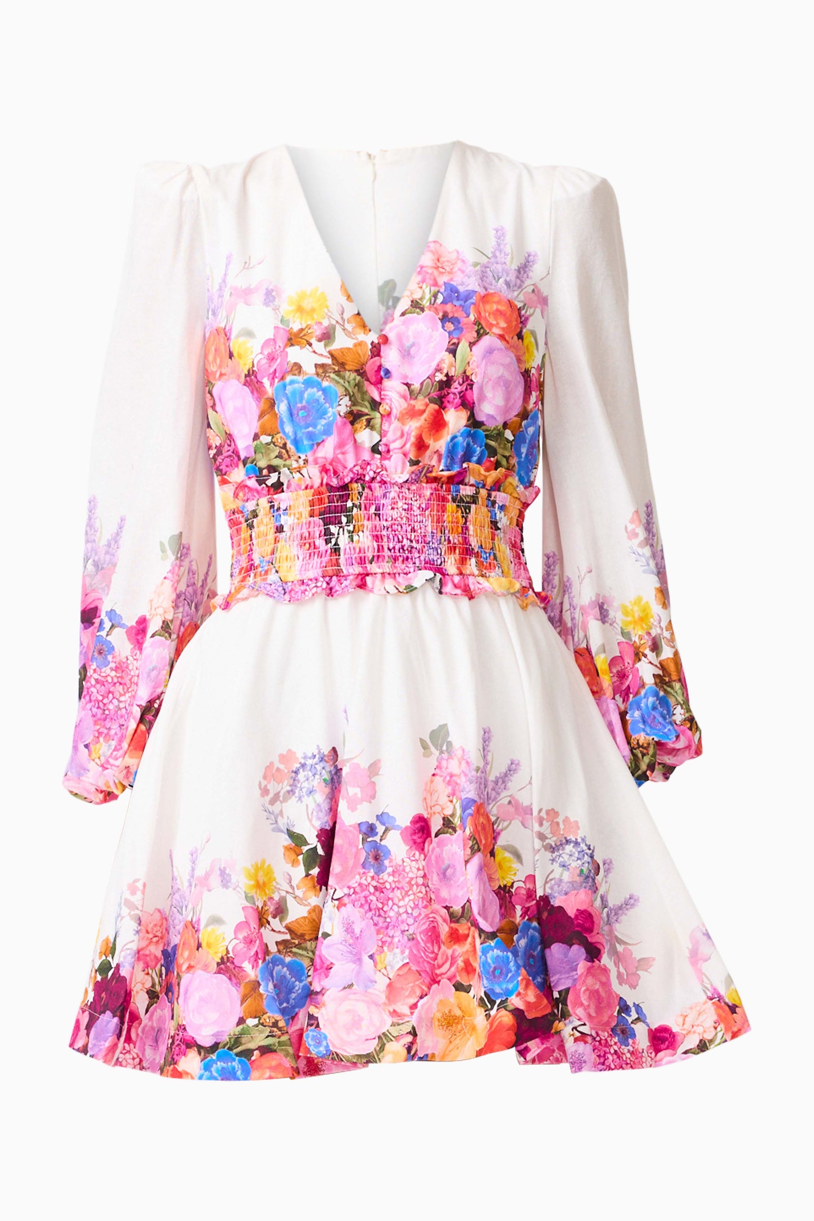 ombre long sleeve tilly dress Alice Long Sleeve Mini Dress in Ombre Floral – Elliatt