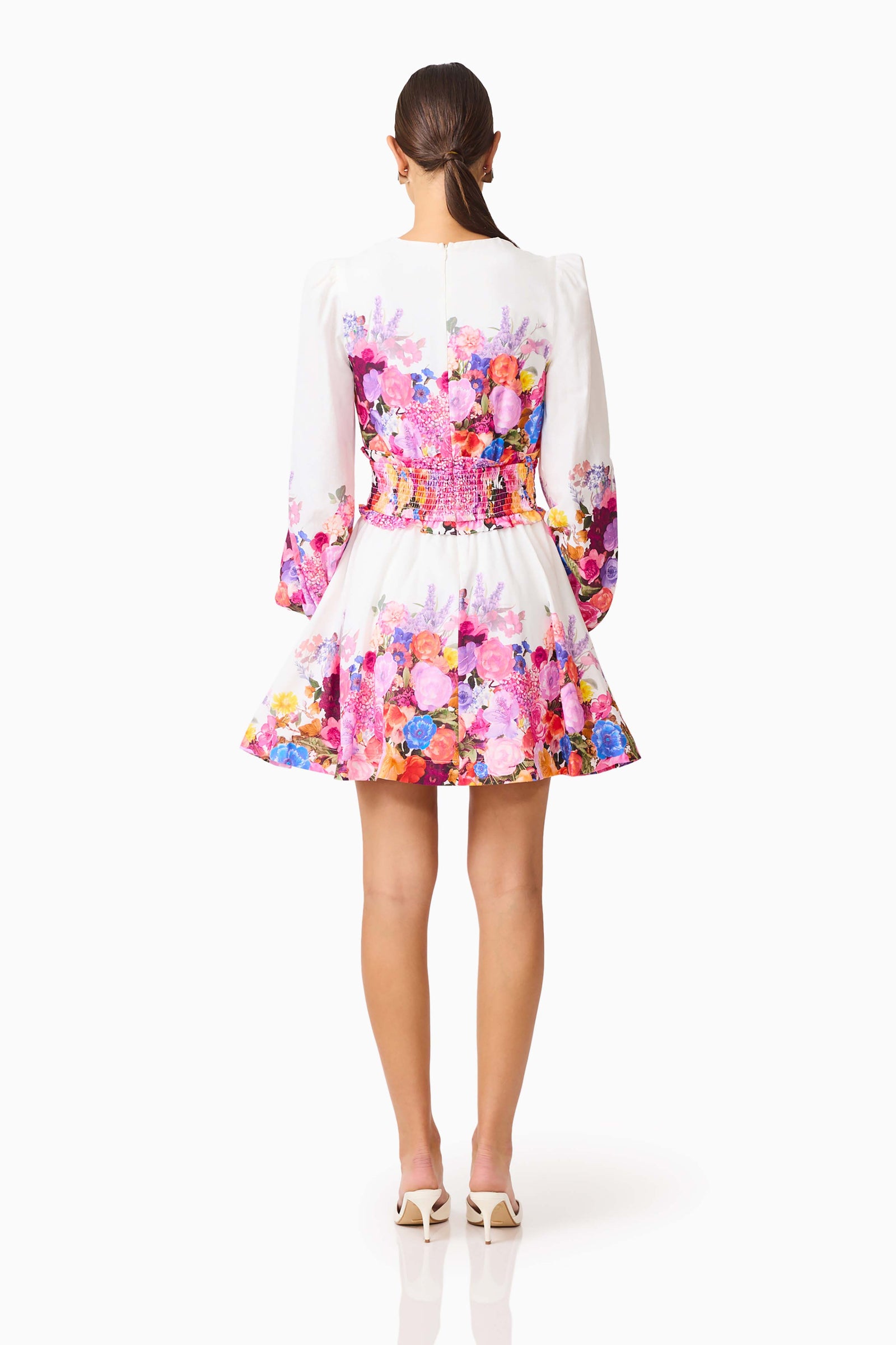ombre long sleeve tilly dress Alice Long Sleeve Mini Dress - Ombre Floral - XXS