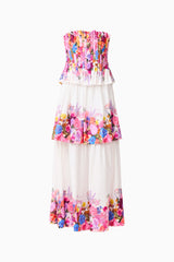 Alice Tiered Gown in Ombre Floral ghost shot 