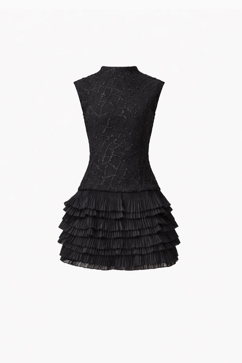 open lace back dress Rent The Alexandra Halter Neck Dress Black | Poetry