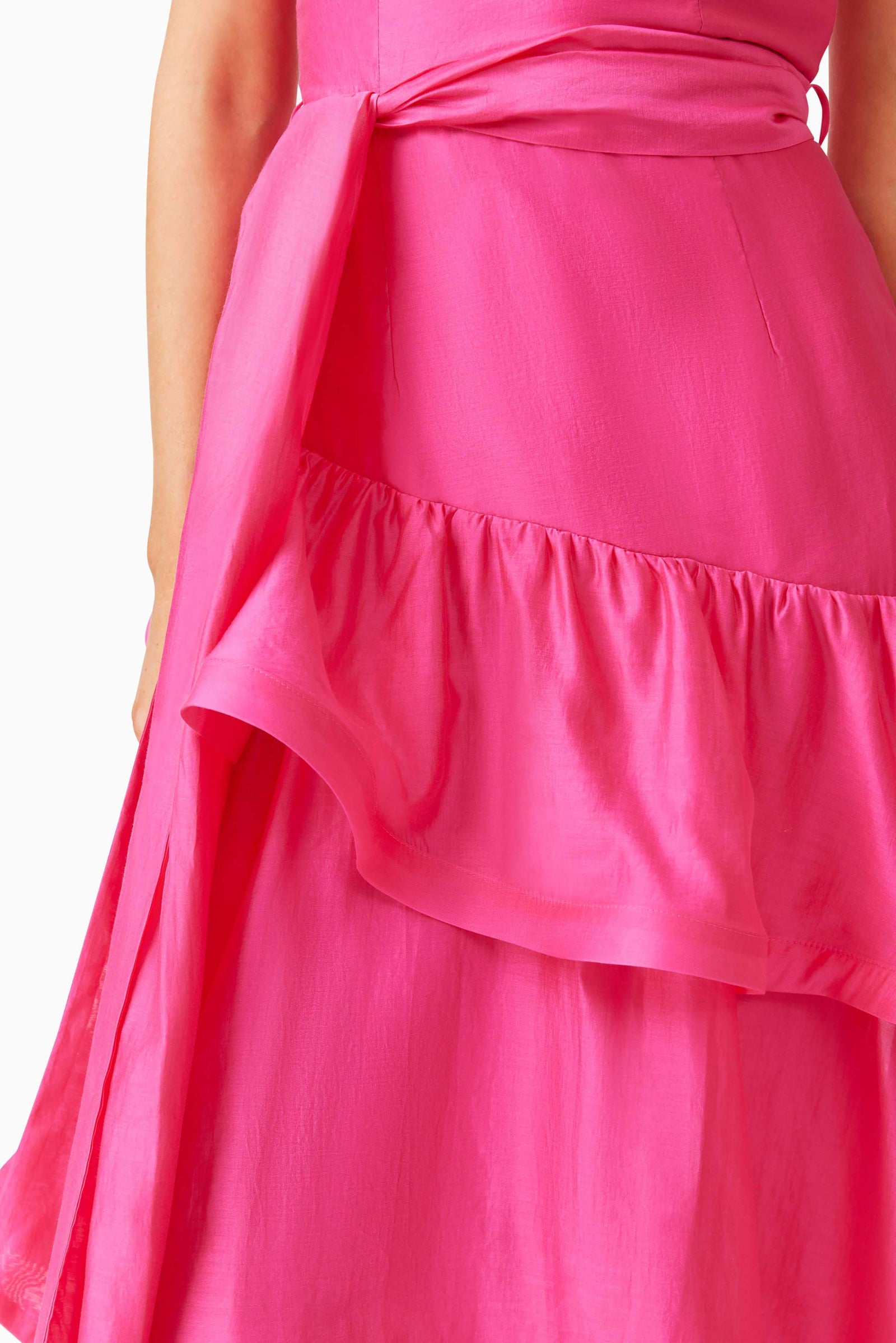 kalani maxi dress Kalani Strapless Maxi Dress in Pink