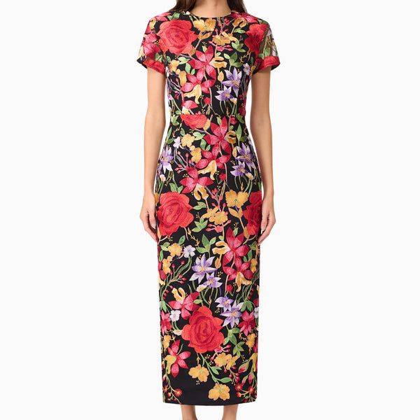 Talia Maxi Dress in Black Floral – Elliatt