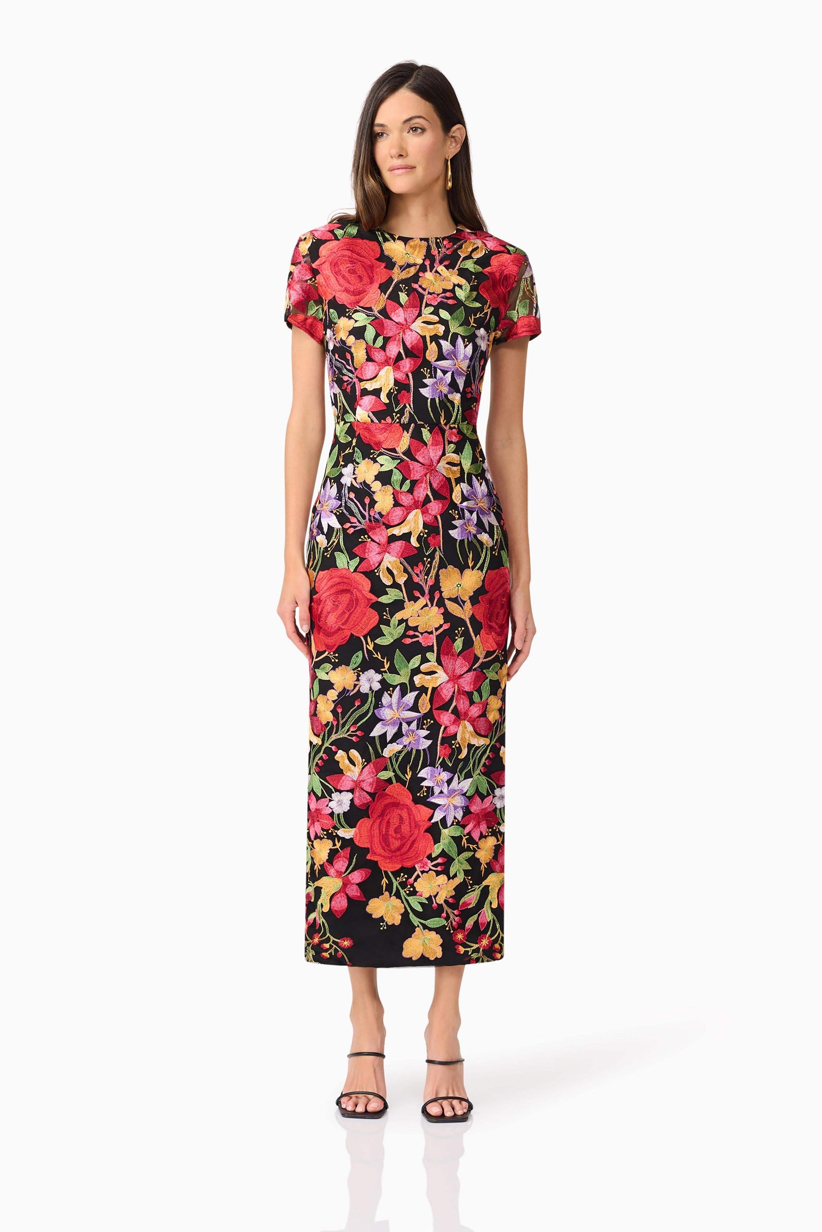 Talia Maxi Dress in Black Floral – Elliatt