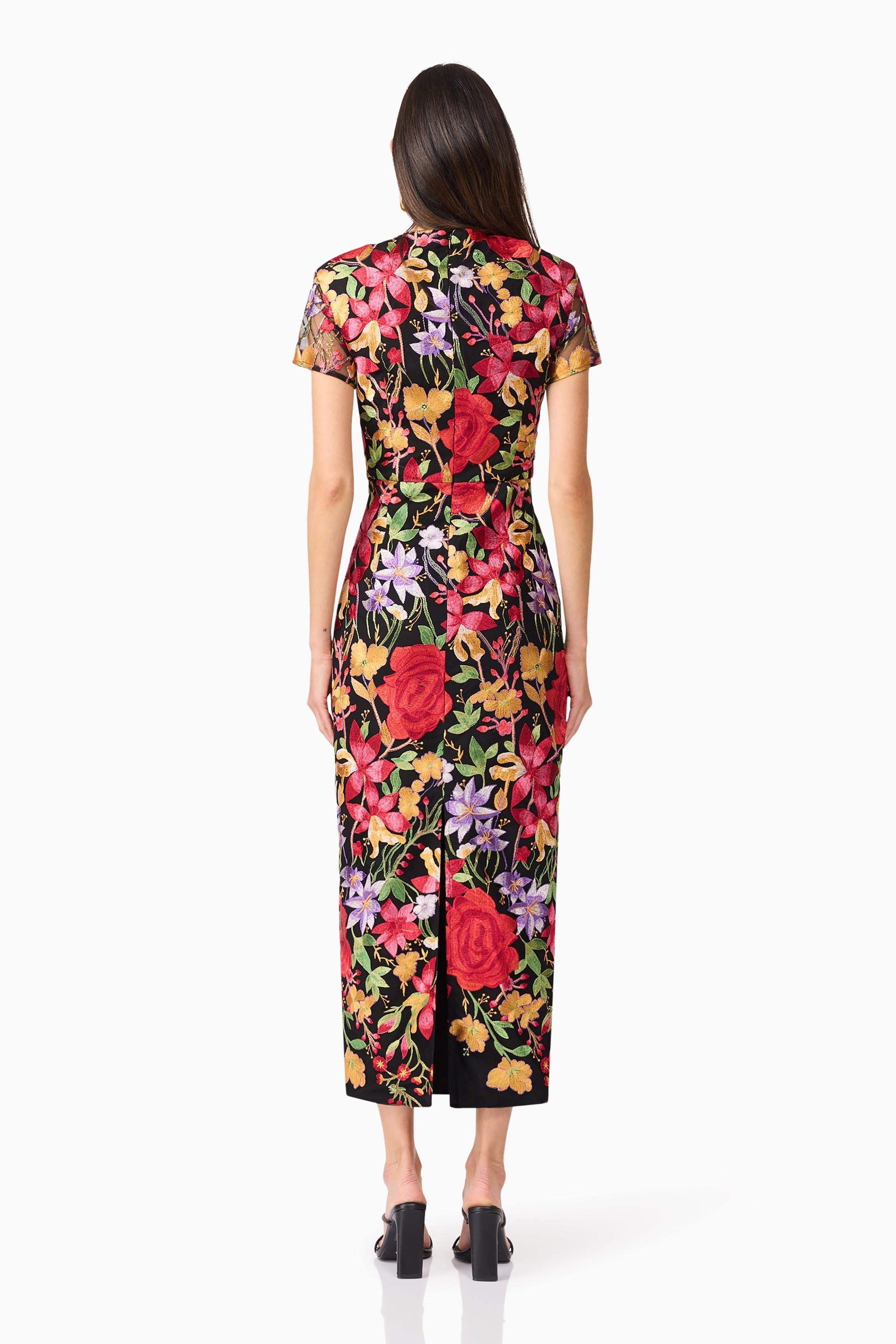 Talia Maxi Dress in Black Floral – Elliatt