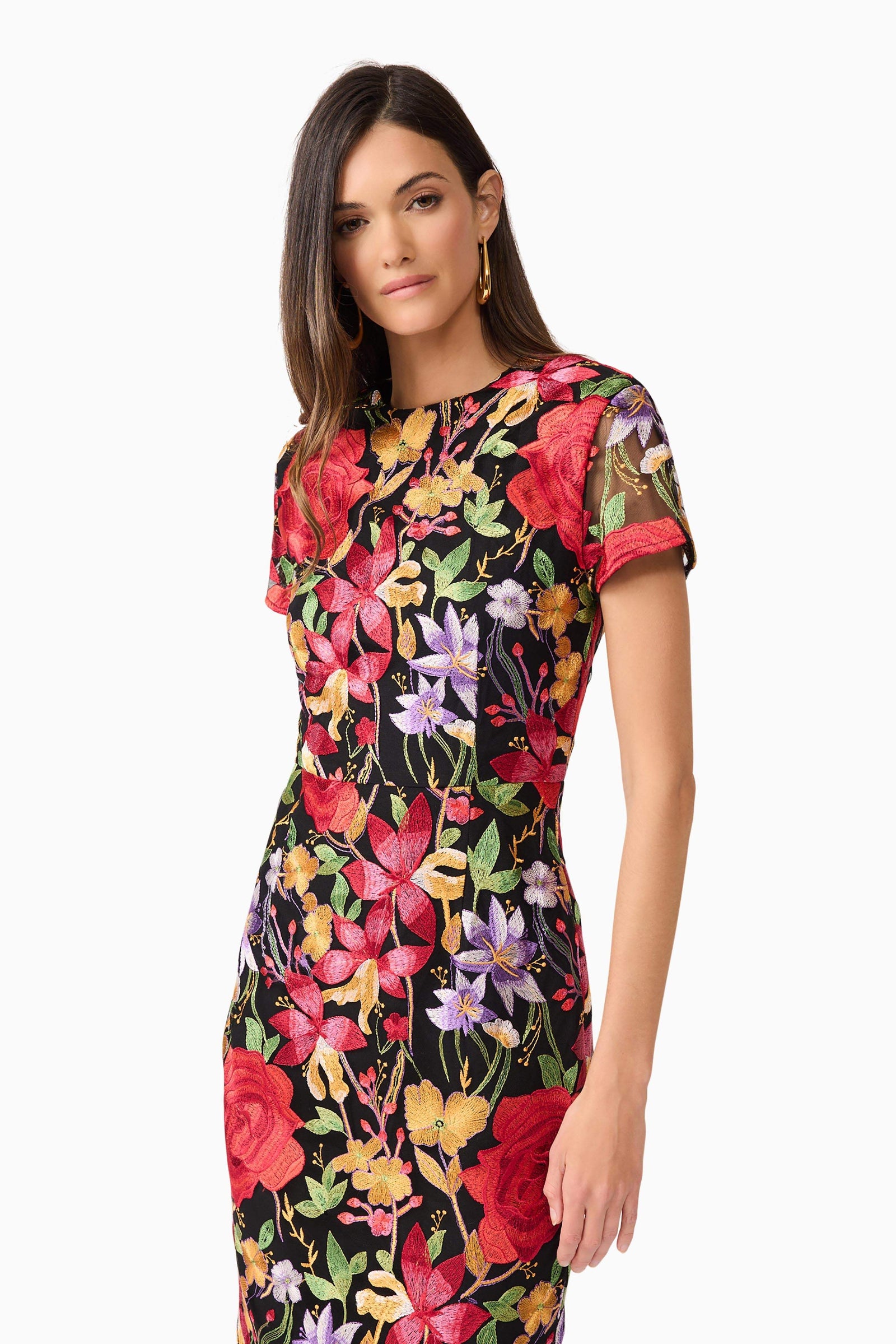 Talia Maxi Dress in Black Floral – Elliatt