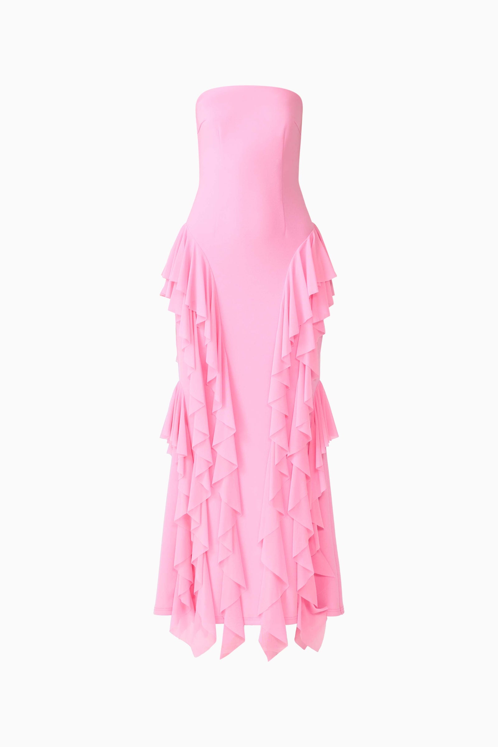 light pink bodycon dress Baby Pink Dress - Strapless Bodycon Dress