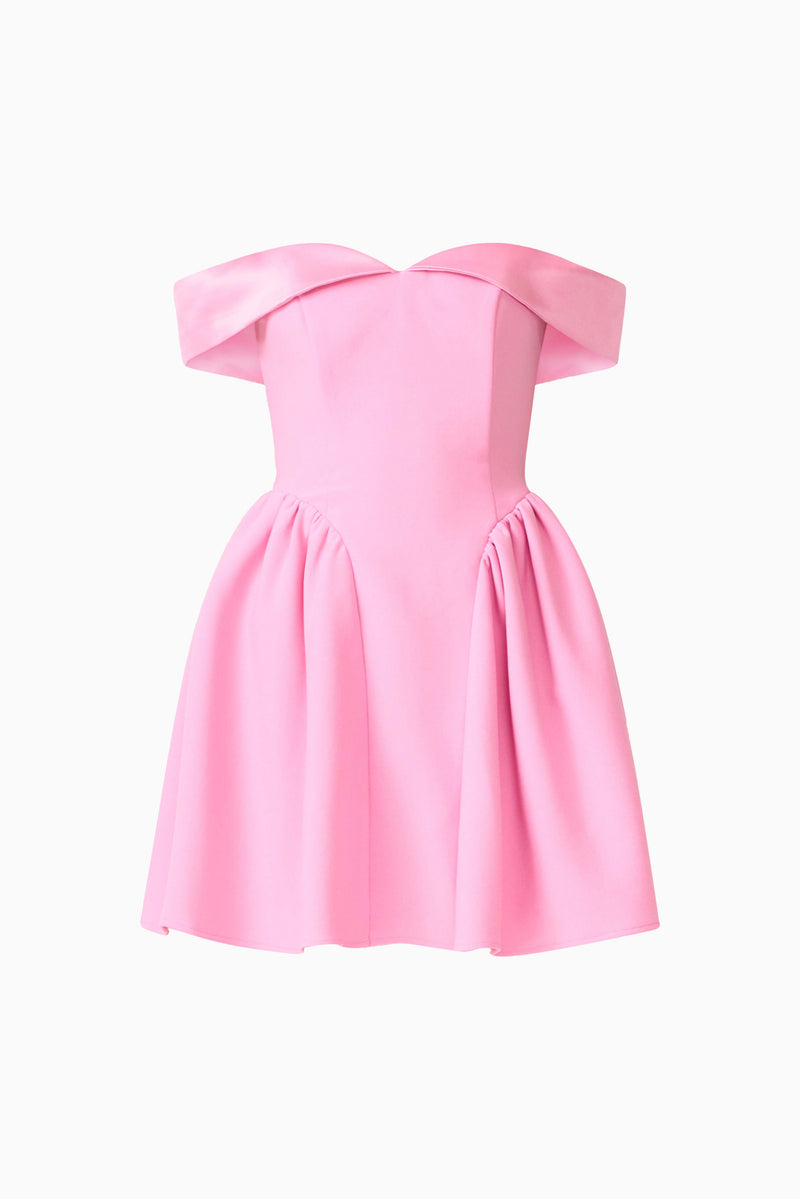 strapless open back dress Can't Resist Off-The-Shoulder Ruffle Mini Dress main image 0