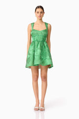 Ginnifer A-Line Mini Dress - Green - L - ELLIATT Ginnifer A-Line Mini Dress - Green - L - ELLIATT