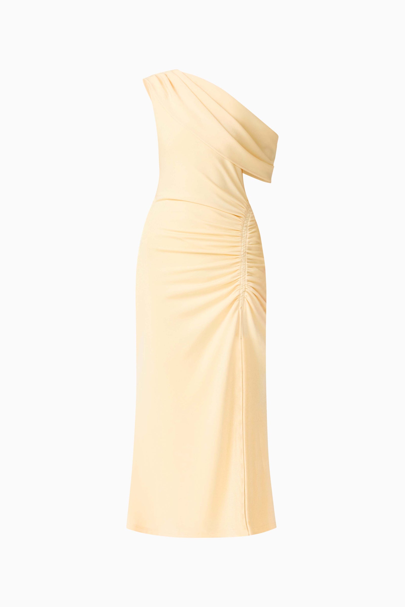 elliatt yellow dress Simone One Shoulder Maxi in Butter Modest Wrap Maxi Dress allowing freedom of movement antla_in_funnel_2276 RENTAL PERIOD:4