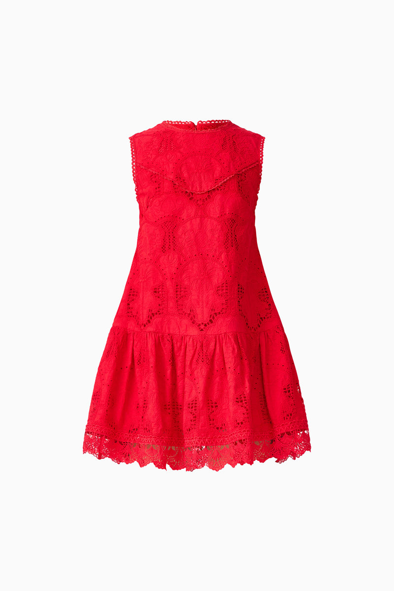 shift red dress Giovanna Shift Mini Dress in Red – Elliatt