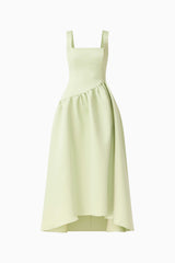 Ruelle A-Line Maxi Dress in Sage Green ghost shot 