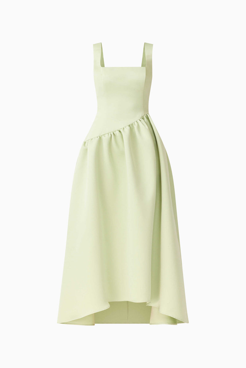 Ruelle A-Line Maxi Dress in Sage Green  Elliatt