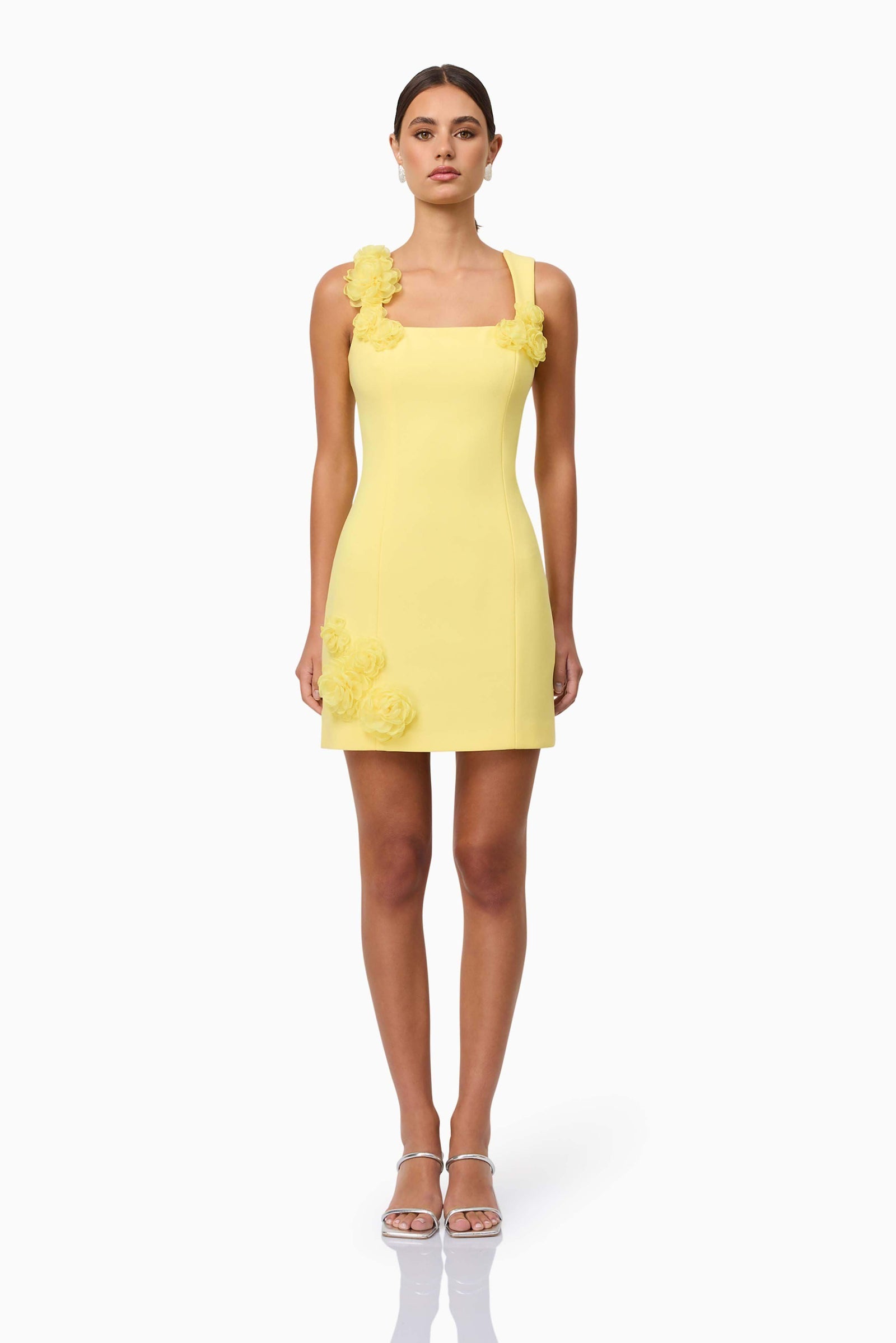 elliatt trompe mini dress 3D - Yellow - XS What sets this dress Size:UK 6 / US 7 / EUR 40 Best Sellers NH August Wk 211 Lady Gaga Explains Meat