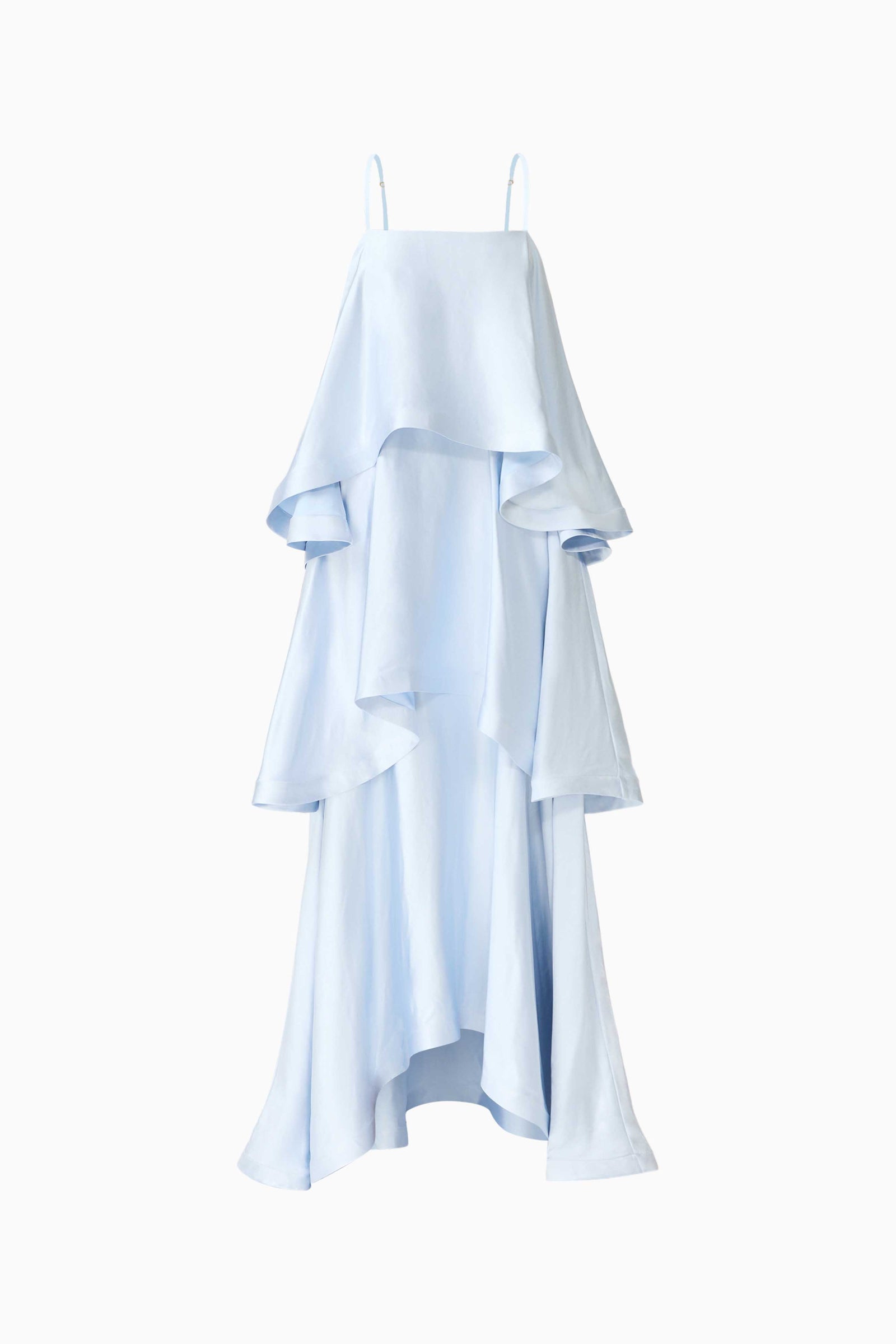Tilly Tiered Maxi Dress in Pale Blue Elliatt Tilly Tiered Maxi Dress in Pale Blue Elliatt