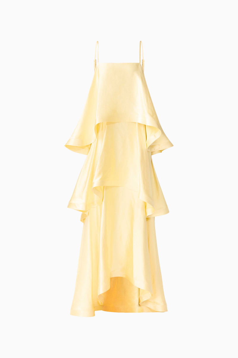 Tilly Tiered Maxi Dress in Butter Yellow | Tiered Bridesmaid Dress Elliatt Tilly Tiered Maxi Dress in Butter Yellow | Tiered Bridesmaid Dress Elliatt