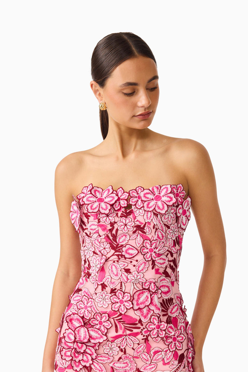 talulah roseate midi dress Red Sea Midi Dress by La Maison Talulah
