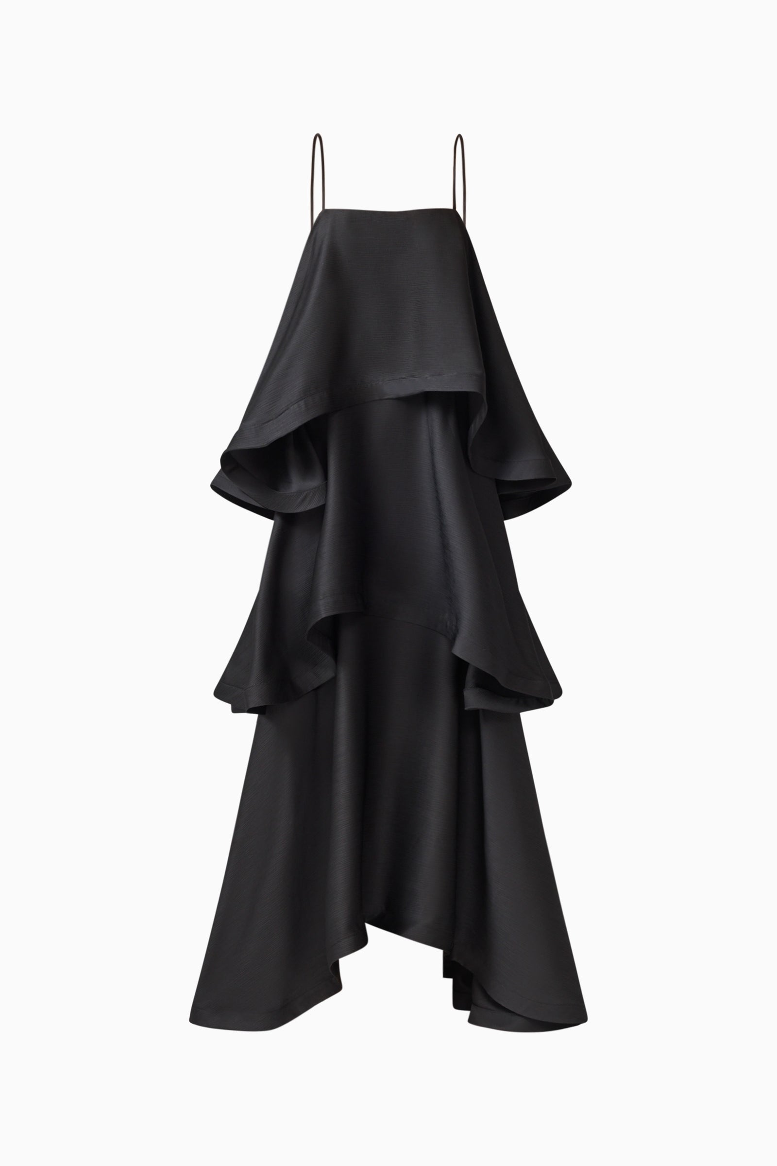 open lace back dress Tilly Tiered Maxi Dress in Black – Elliatt