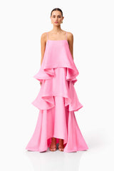 Tilly Tiered Maxi Dress in Pink – Elliatt Tilly Tiered Maxi Dress in Pink – Elliatt