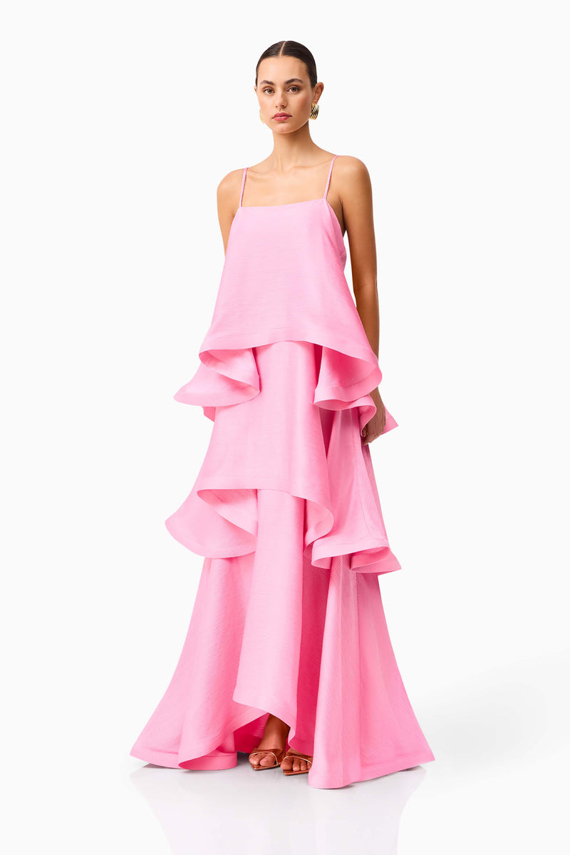 halite maxi dress in pink elliatt ELLIATT Halite Maxi Dress - Pink