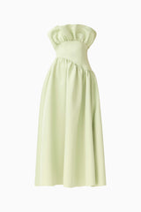 Laurel Sleeveless Maxi Dress in Sage Green ghost shot