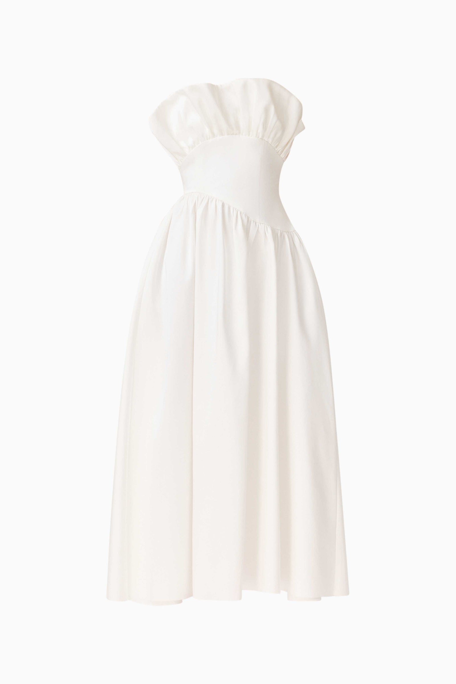 Laurel Sleeveless Maxi Dress in Pearl White | Elegant A-Line Design Elliatt Laurel Sleeveless Maxi Dress in Pearl White | Elegant A-Line Design Elliatt