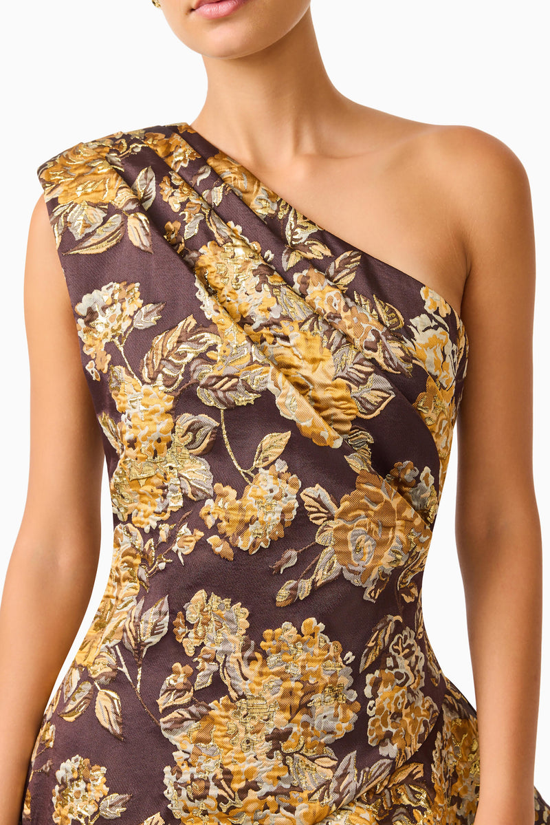 Iris Asymmetrical Midi Dress