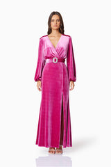 solne pink tiered maxi dress May your journey together be as beautiful as the love that brought you together. : Solne pink tiered maxi dress