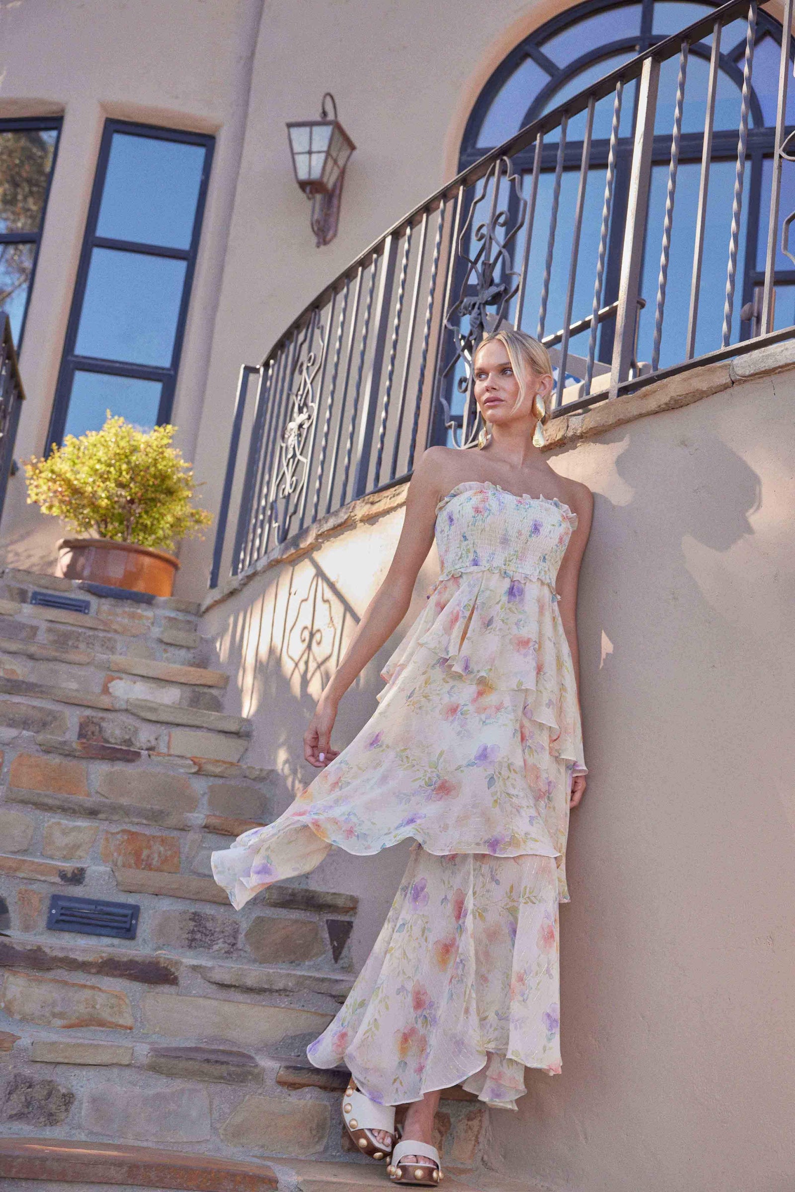 elliatt vacation maxi dress Livette Maxi Dress in Floral