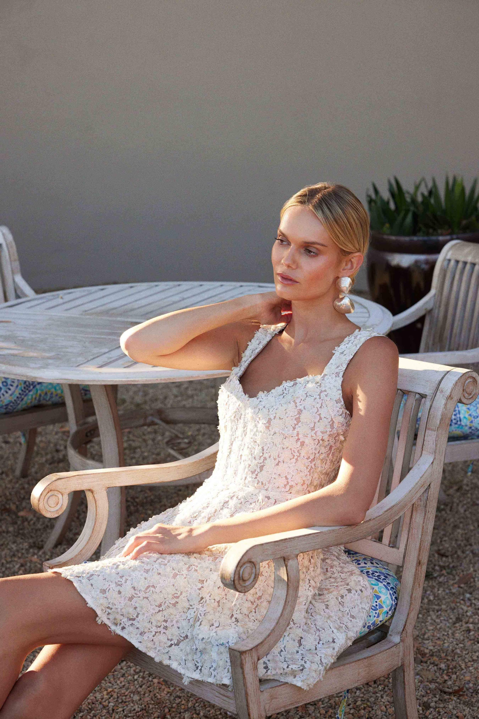 short white corset dress Cali Corset Mini Dress in White