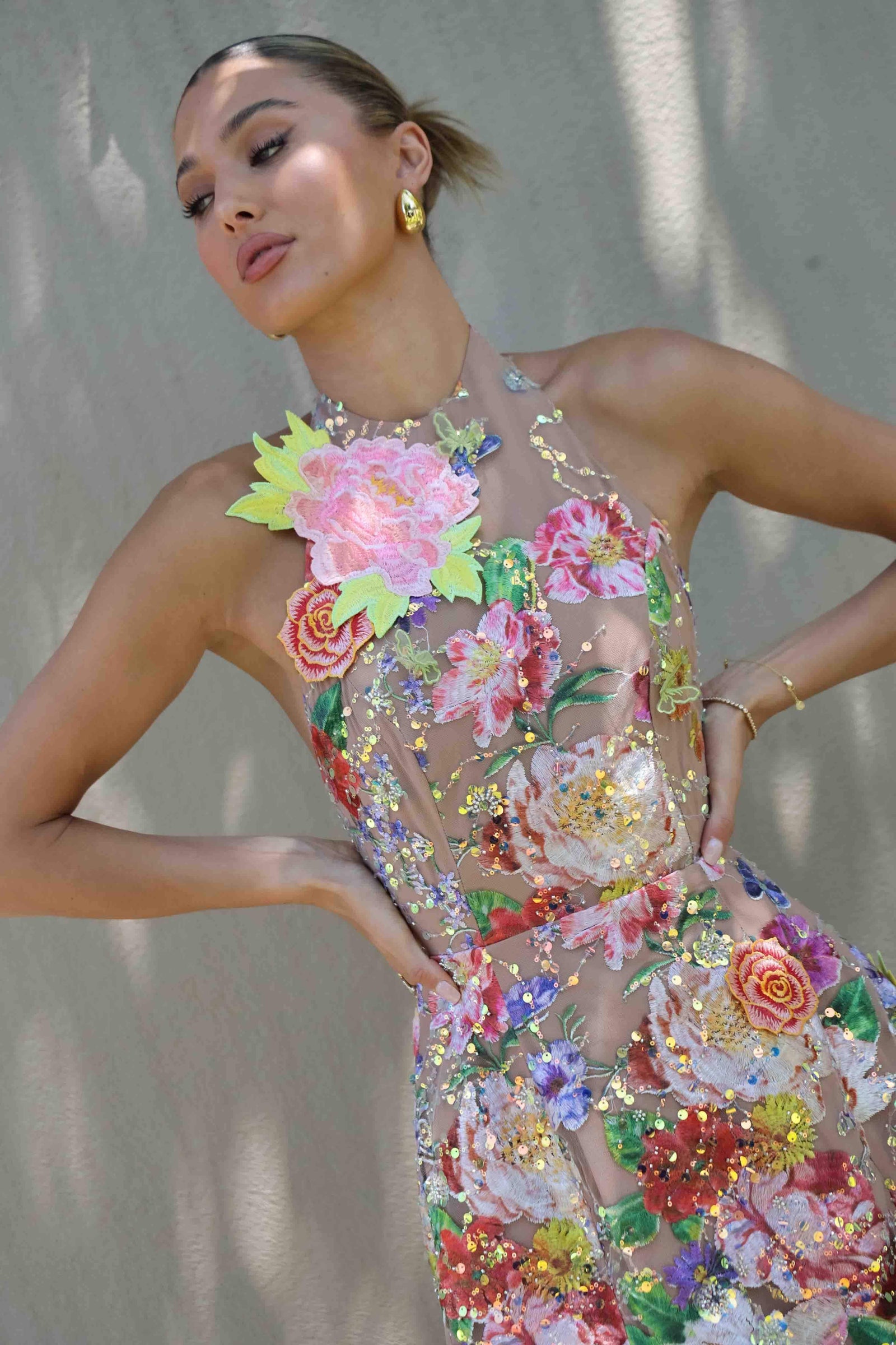 OMR x ELLIATT: Meadowhawk Mini Sequin Dress In Pink – Elliatt