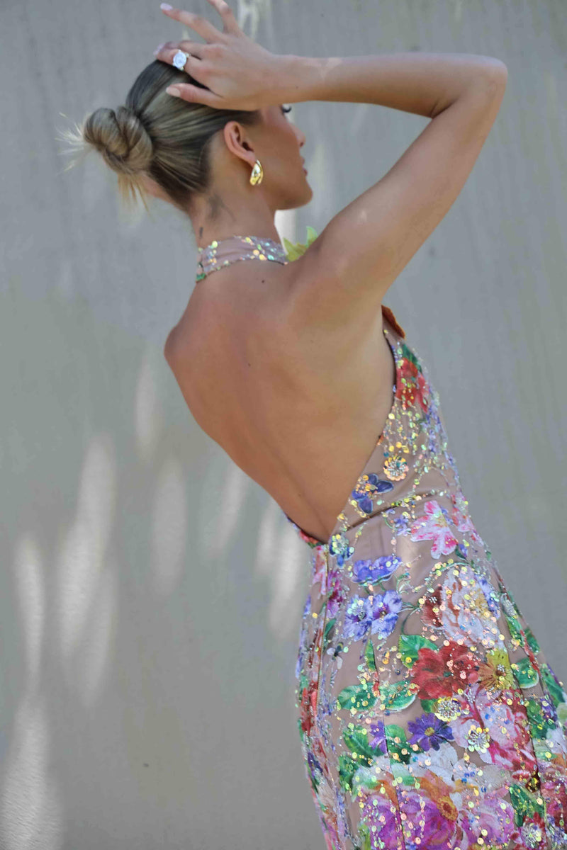 elliatt sequin dress Elliatt Clio Sequin Gown in Black TrenLend