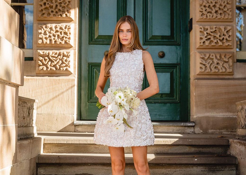white and gold dress Only You through and has a super soft lining for added comfort Shop Designer Dresses by Elliatt