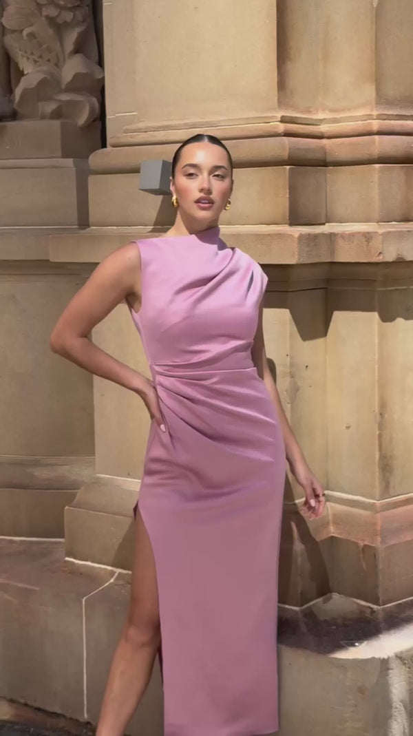 Coralie Maxi Gown in Pink campaign video 